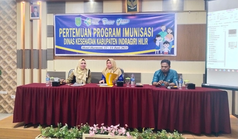 Dinkes Inhil Lakukan Pertemuan Program Imunisasi