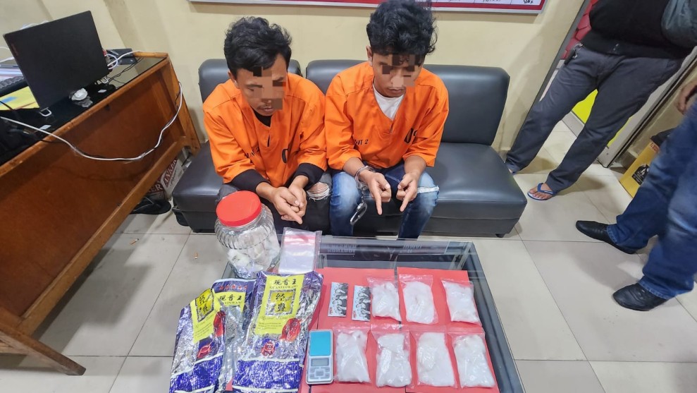 Jaringan Sabu Dumai Terkuak, Dua Pelaku Dibekuk dengan Barang Bukti Jumbo
