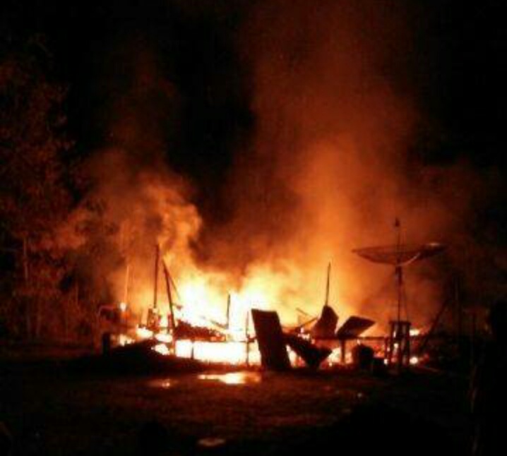 60 Pintu Perumahan Karyawan PT PSG Terbakar