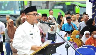 Wakil Bupati Sambut Kepulangan Jemaah Haji Inhu