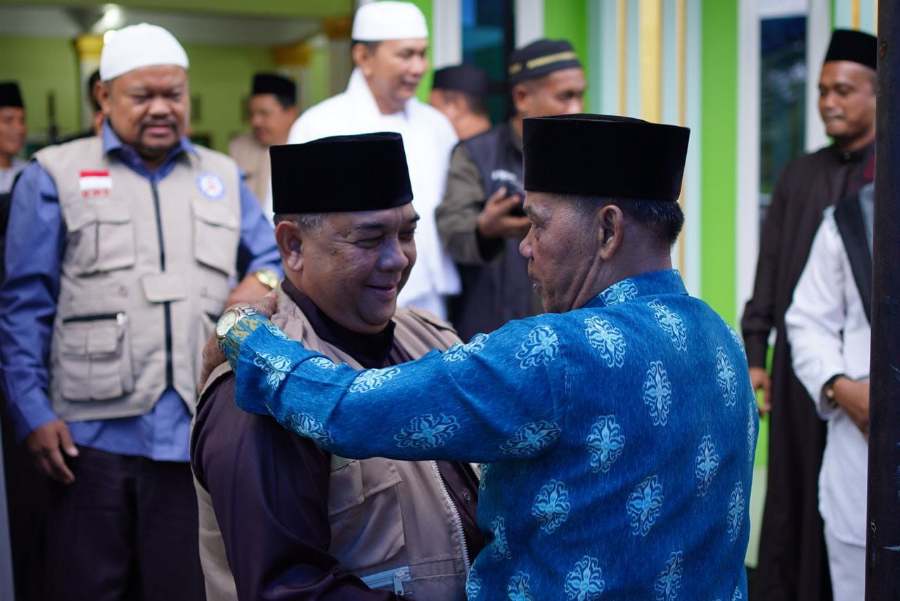4 Bulan Menunggu Jadwal GSSB, Jamaah Masjid di Rohul Gembira Sambut Gubri Edy Natar
