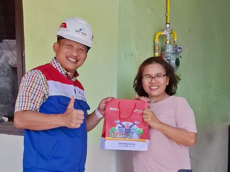 Warga Perumahan Rosinton Raya Batam Mulai Nikmati Gas Bumi dari Program GasKita PGN
