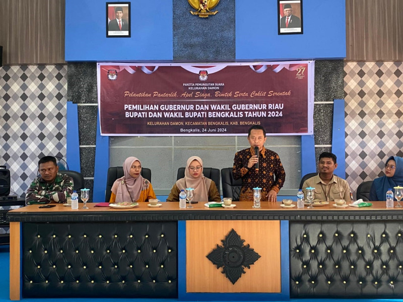 Minta Berkerja Profesional, 18.048 Pantarlih Pilkada Serentak Tahun 2024 di Riau Resmi Dilantik