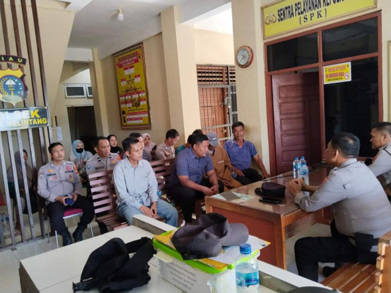 Binmas Polres Rohil Silaturahmi Bersama Polmas Ciptakan Pilkada Damai 2024