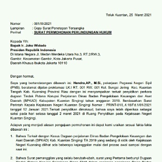 Kepala BPKAD Kuansing Berkirim Surat ke Jokowi, Sekda Bantah Tudingan Dugaan Konspirasi