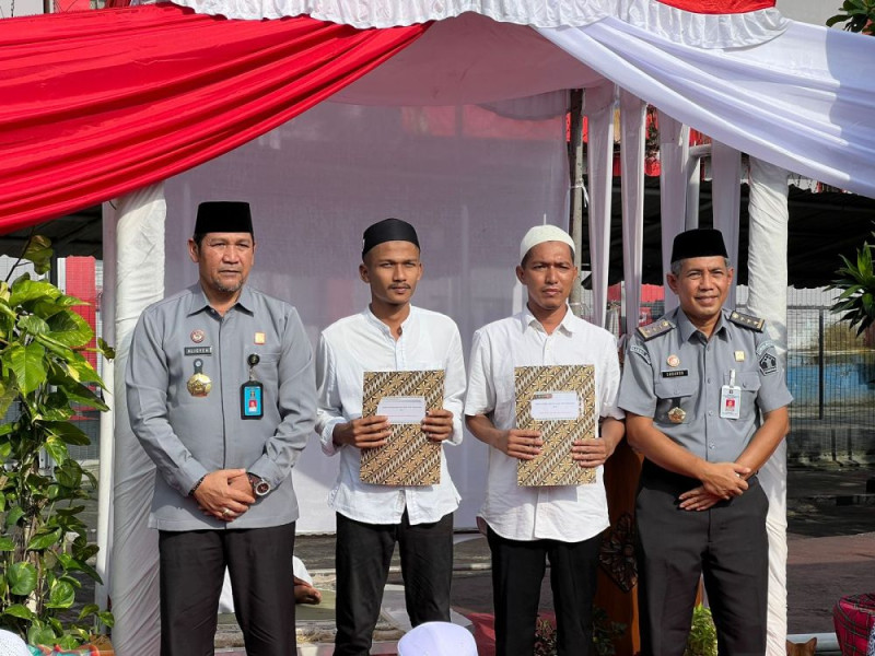 Ribuan Narapidana dan Anak Binaan di Riau Peroleh Remisi Lebaran 2024