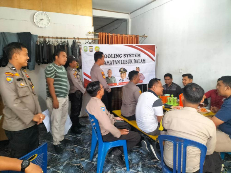 Kapolsek Lubuk Dalam Terus Ingatkan Warga Jaga Kamtibmas Jelang Pilkada