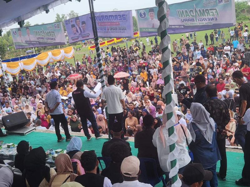 Abdul Wahid, Ferryandi, dan Dani M Nursalam Bersinergi Mmbangun Inhil