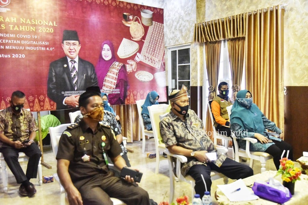 Wabup Inhil Ajak Masyarakat Aktif Jalankan Protokol Kesehatan Covid-19