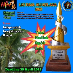 Deadline 30 April 2023, LKJ Raja Ali Kelana Berhadiah Rp30 Juta, Ini Persyaratannya