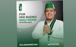 Sulaimansyah: Mohon Do'a & Support Seluruh Kader HMI Badko-Riau Kepri 