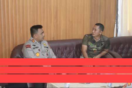 Kapolres Inhu Kunjungi Makodim 0302