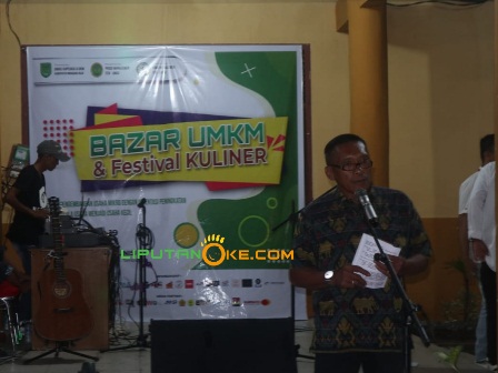 Bazar UMKM dan Festival Kuliner Tajaan Diskop dan UKM Inhil Ajang Promosi bagi Pelaku Usaha