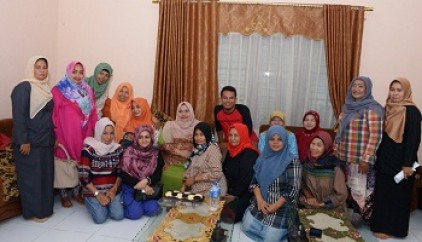 Ketua TP PKK Bengkalis Sapa Peserta Jambore