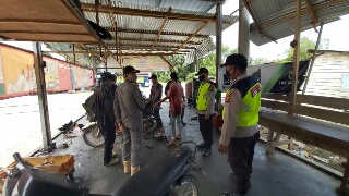 Sejumlah Warga & Pelaku Usaha di Batang Gansal Terjaring Razia Yustisi