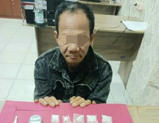 Personel Polres Siak Tangkap Pengedar Sabu di Tualang Siak