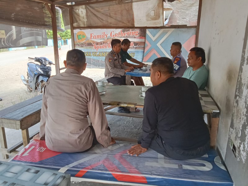 Bersama Masyarakat RK Harapan, Polsek Ujung Batu Wujudkan Pilkada Damai 2024