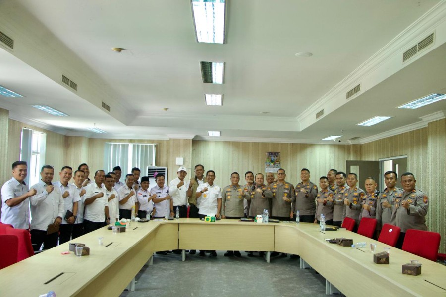 Inisiasi Rakor  Penanggulangan Karhutla, Kapolres Rohil Ajak Tingkatkatkan Kesiapsiagaan Sejak Dini