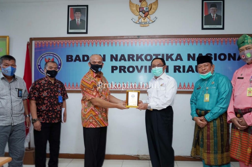 Bupati Inhil Kunjungi Kantor BNNP Riau Bahas Usulan Pembentukan BNNK