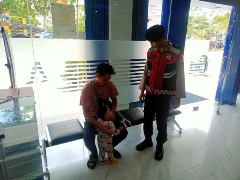 Sat Samapta Polres Inhu PAM Obvitnas dan Sosialisasikan Pilkada Damai