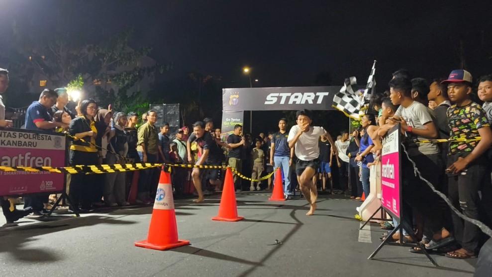Peserta Membludak, Go Sprint Go Green Seri III Diserbu Generasi Muda di Pekanbaru