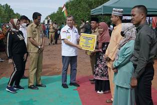 Desa Buruk Bakul dapat BKK 190 Juta Rupiah dari Gubernur Riau