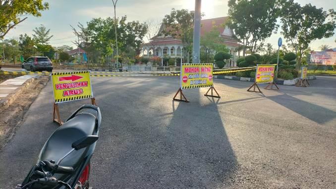 Peningkatan Jalan, Arus Taman Budaya Rohil Dialihkan