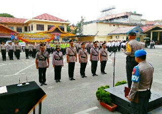 Polresta Pekanbaru Lakukan Sertijab Tiga Jabatan Utama