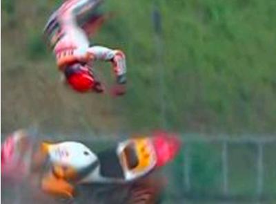 Alami Highside, Motor Marquez Hancur Berkeping di Sirkuit Mandalika