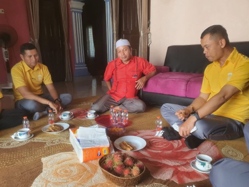 Antisipasi Suhu Politik yang Kurang Kondusif, Polsek Kepenuhan Cooling System dengsn Tim Koalisi Pemenangan Anton - Poti