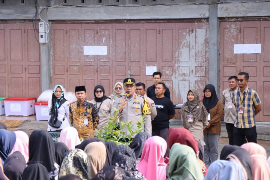 Kapolres Rohil: Kami Akan Kawal Penyortiran dan Pelipatan Surat Suara Pilkada 2024