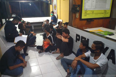 Tawuran di Malam Ramadhan, 29 Pemuda Tanggung Diamankan Polisi