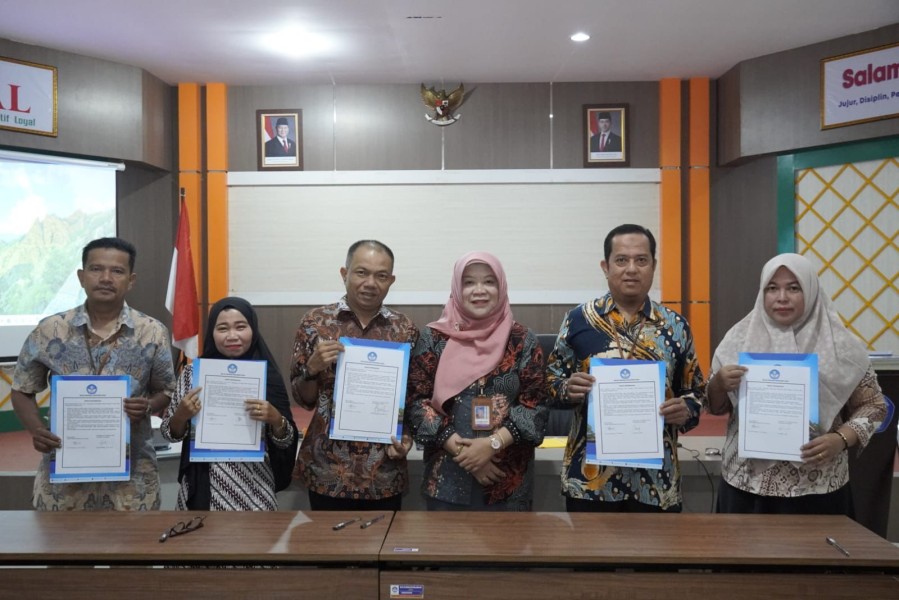 Balai Bahasa Riau Melaksanakan Penandatanganan  Pakta Integritas ZI-WBK