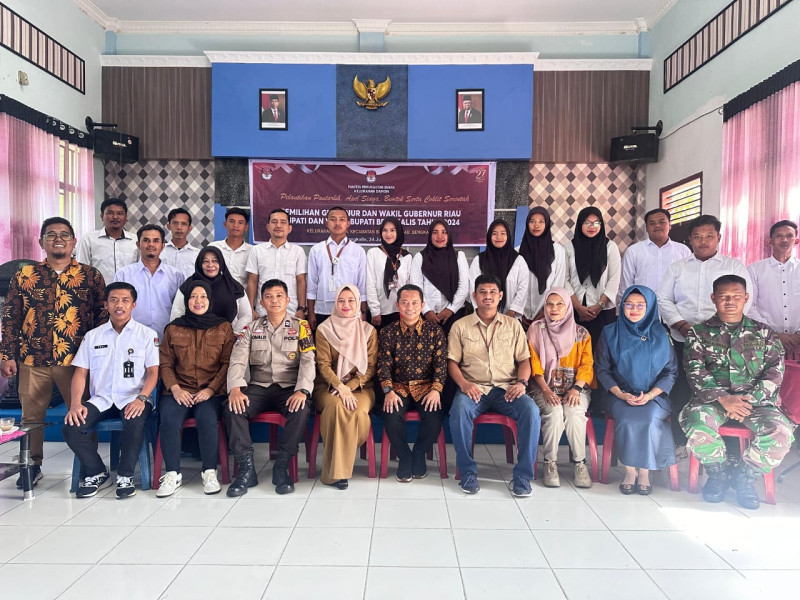 Minta Bekerja Profesional, 18.048 Pantarlih Pilkada Serentak Tahun 2024 di Riau Resmi Dilantik