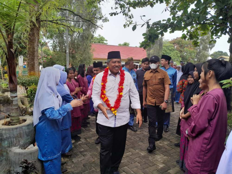 Sosialisasi P4GN Di SMA 3 Tualang, Bupati Alfedri Minta Jauhi Narkoba