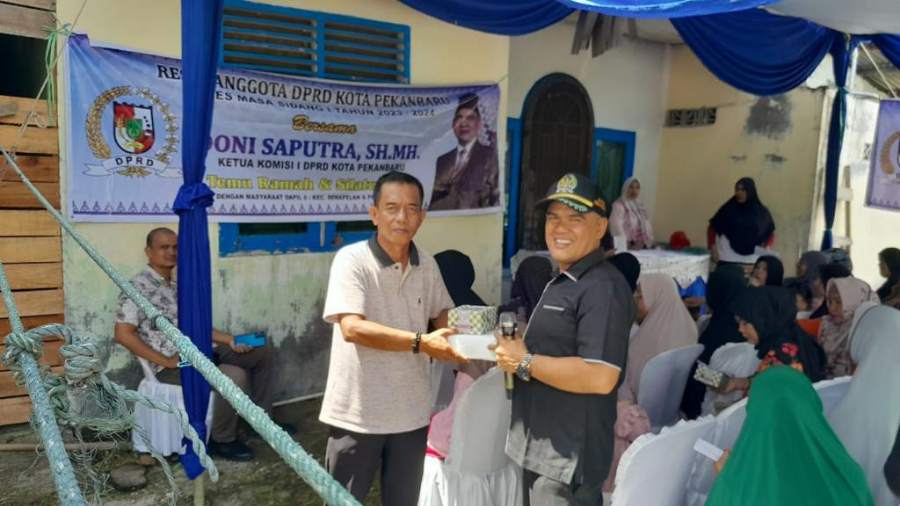 Sikapi Keluhan Masyarakat, Anggota DPRD Pekanbaru Doni Saputra Reses di Kecamatan Senapelan
