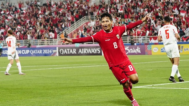 Gasak Yordania 4-1, Indonesia Melaju ke Perempat Final Piala Asia U-23
