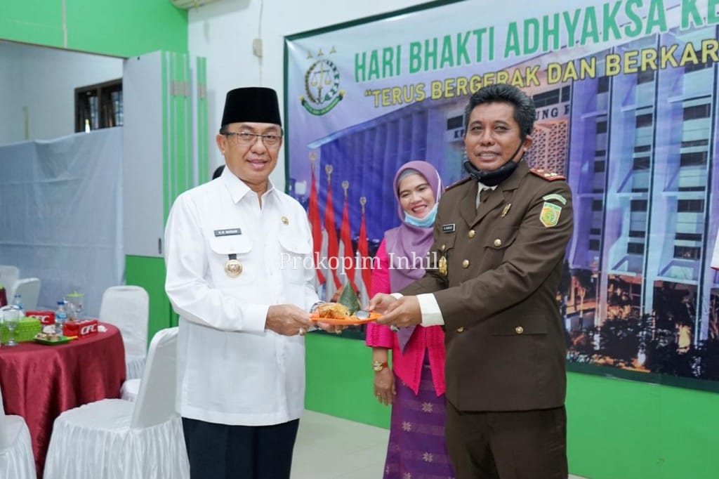 Bupati Inhil Hadiri Ramah Tamah Sempena Hari Bhakti Adhiyaksa ke-60 dan HUT IAD ke-20 di Kejari