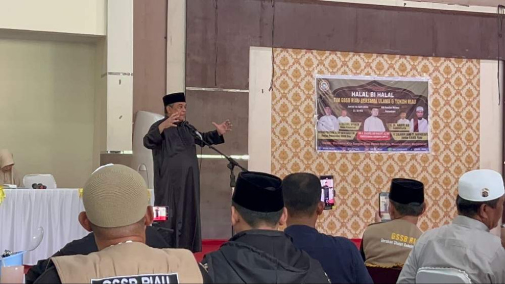 Halal Bi Halal, Edy Natar Kembali Ceritakan  Perjalanan GSSB Riau