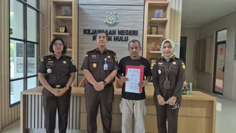 Restorative Justice Diterapkan, Dua Tersangka di Rohul Keluar dari Tahanan