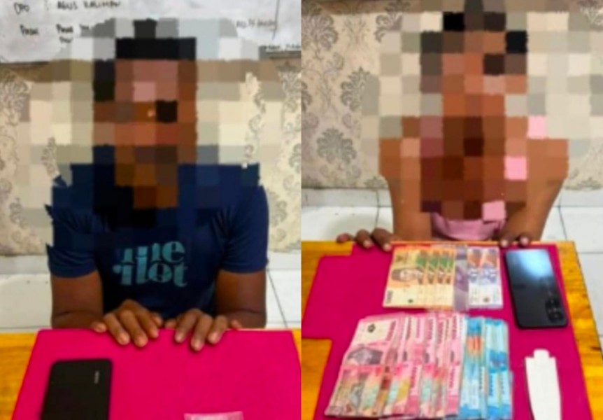 Dua Pengedar Sabu Diciduk di Tapung Hilir, Polisi Sita Uang dan Barang Bukti