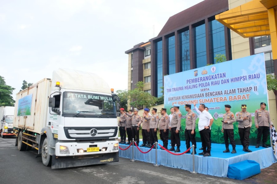 Polda Riau Kirim Bantuan Lanjutan Psikolog untuk Korban Bencana di Sumbar