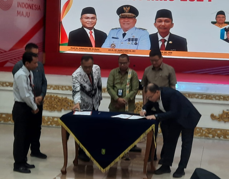 Disaksikan Sekdaprov, DPPR Jalin MOU dengan Mitra