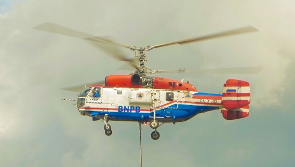 Pencegahan Karhutla, Satu Helikopter KLHK Tiba di Pekanbaru