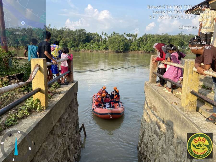 Bocah 9 Tahun Tenggelam di Sungai Kampar Riau