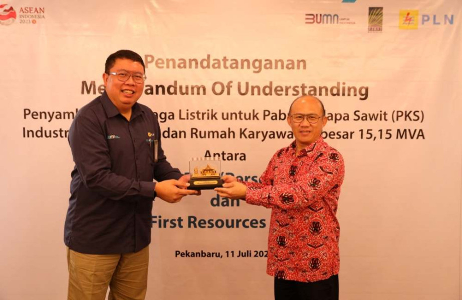 11 Pabrik Sawit Beralih Gunakan Listrik PLN di Riau