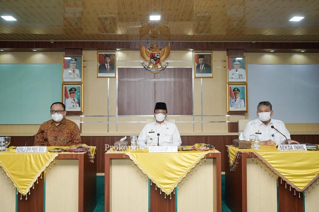 Sosialisasikan Pemeriksaan LKPD, Bupati Inhil dan BPK RI Perwakilan Riau Gelar Pertemuan