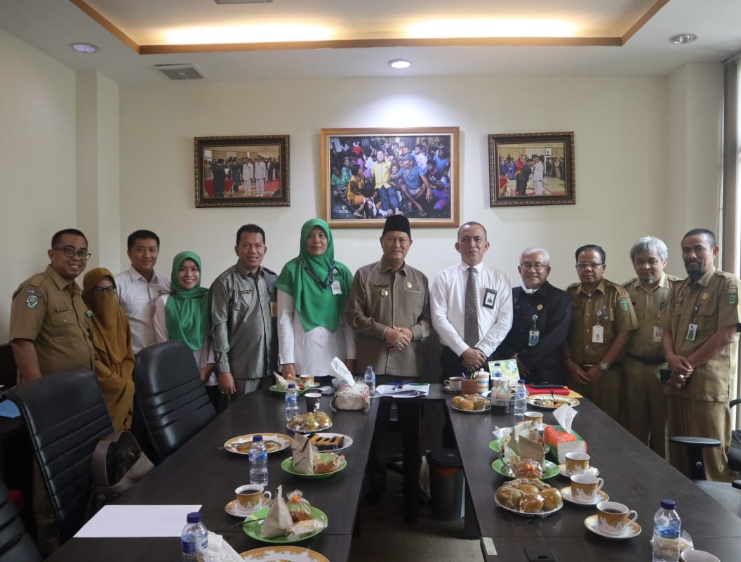 Bantu Masyarakat, Wabup Inhil Lakukan Pertemuan Bersama Pimpinan BNI dan Pihak Terkait Kesehatan