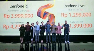 ASUS Resmikan ZenFone 5, 5Z dan ZenFone Live