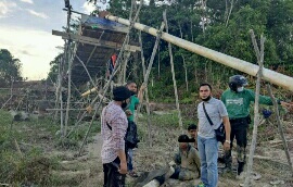 Petugas Polsek Kuantan Hilir Berhasil Amankan Pelaku PETI